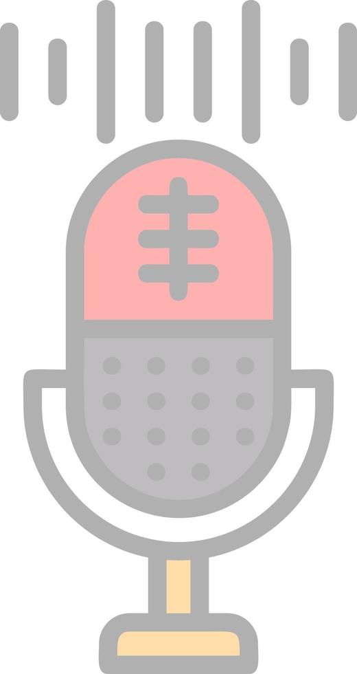 Voice Recording Vector Icon Design