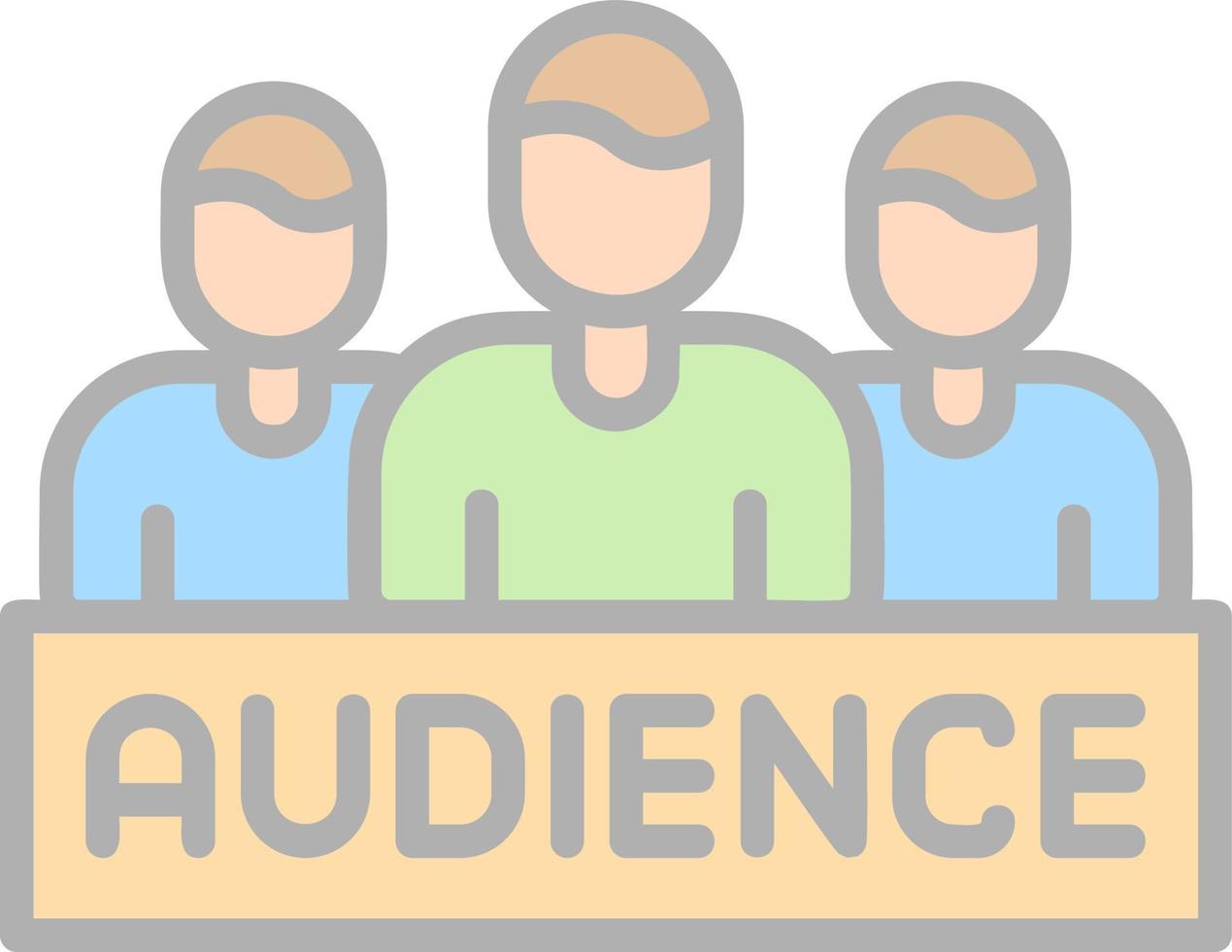 Audience Vector Icon Design
