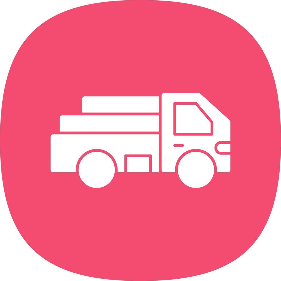 Pickup Truck Vector Icon Design