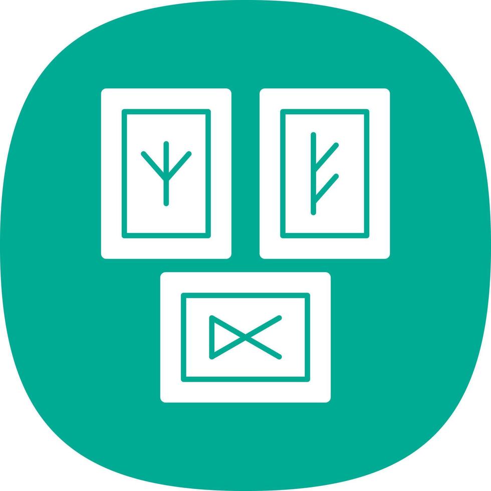 Runes Vector Icon Design