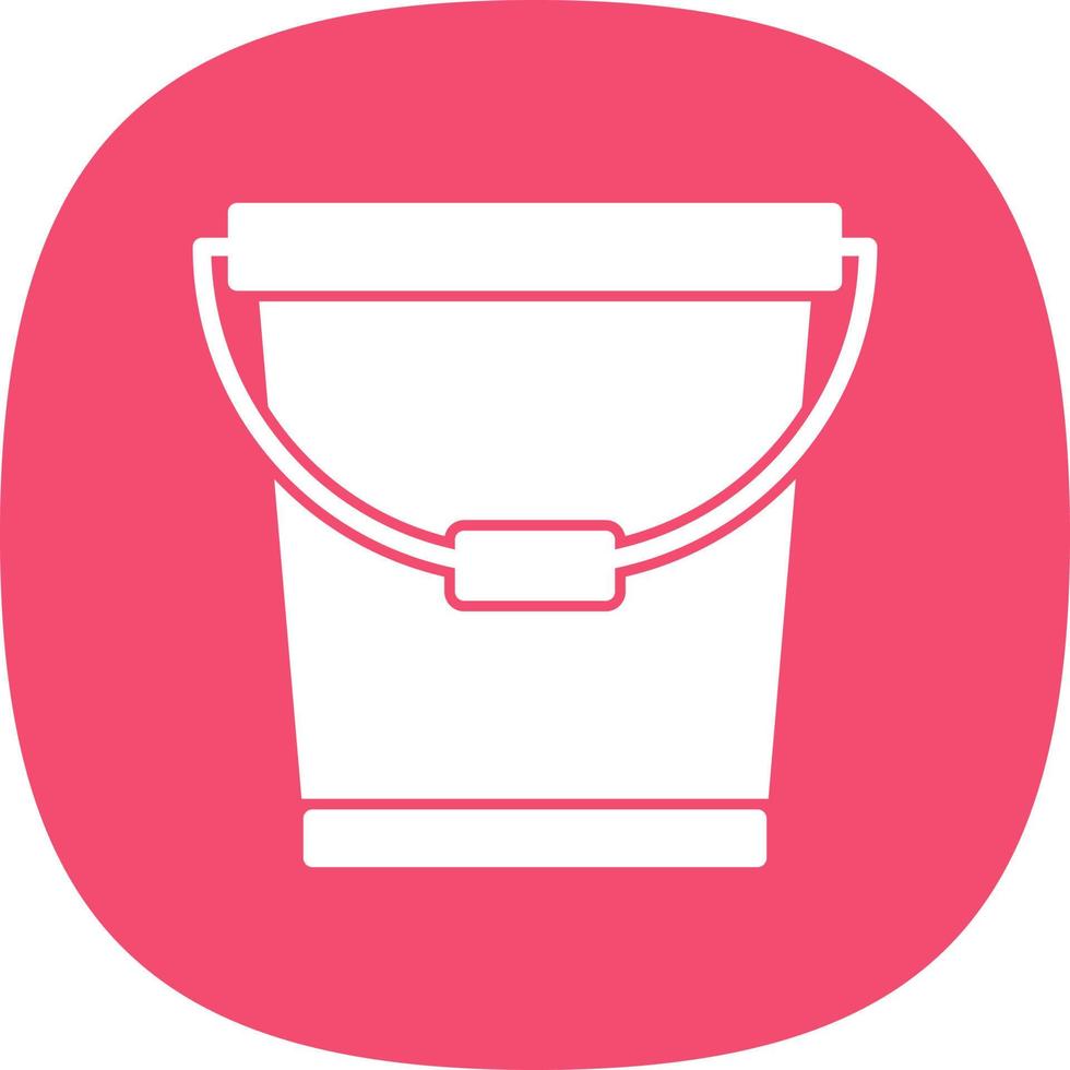 Bucket Vector Icon Design