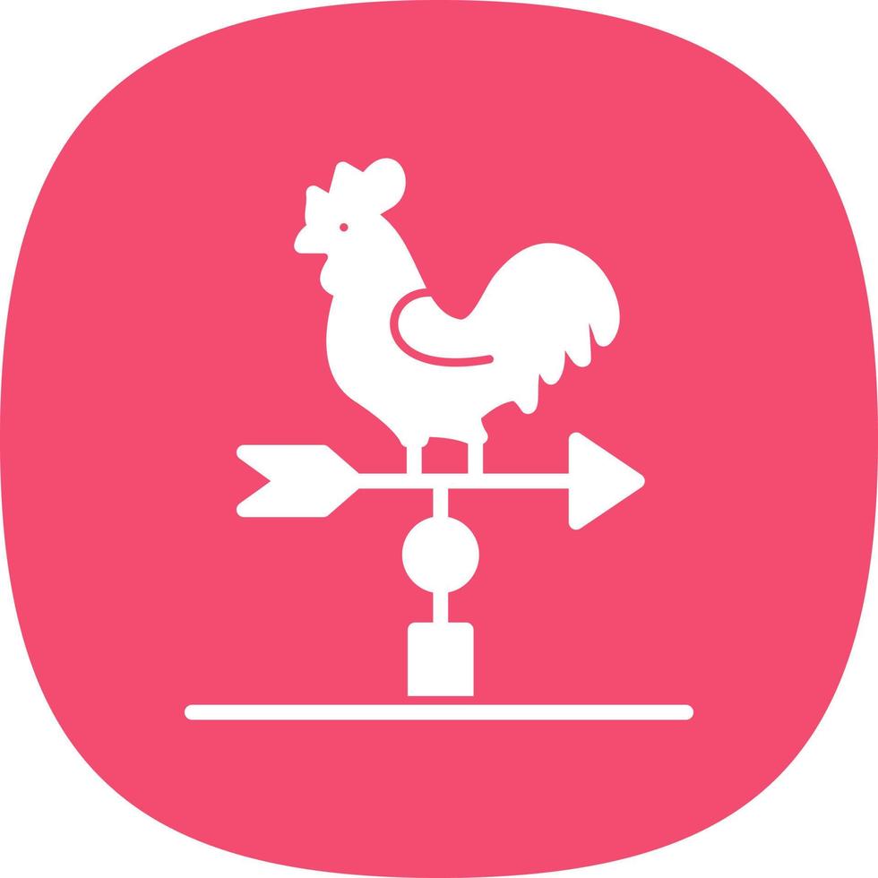 Weather Vane Vector Icon Design