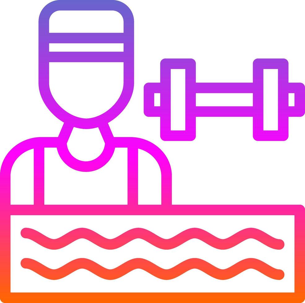 Aerobics Vector Icon Design