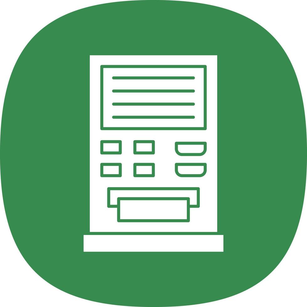 Cash Withdrawal Vector Icon Design