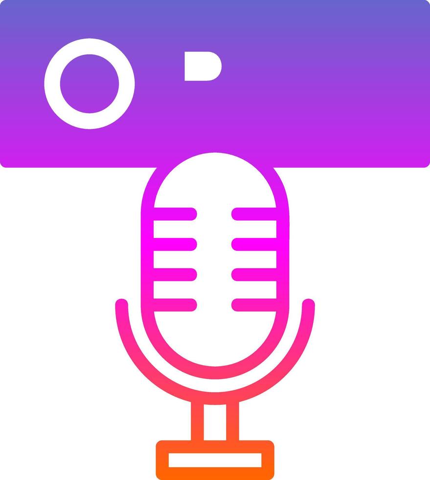Recording Vector Icon Design