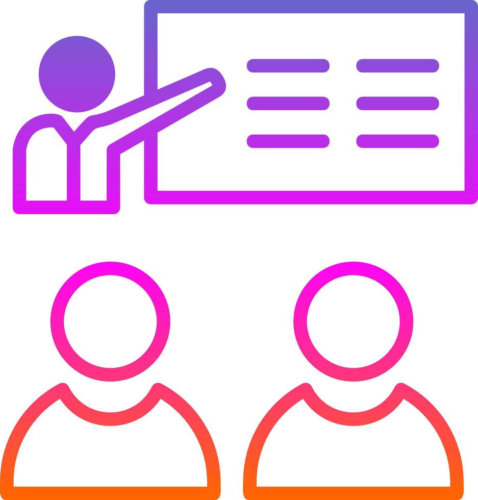Coaching Vector Icon Design