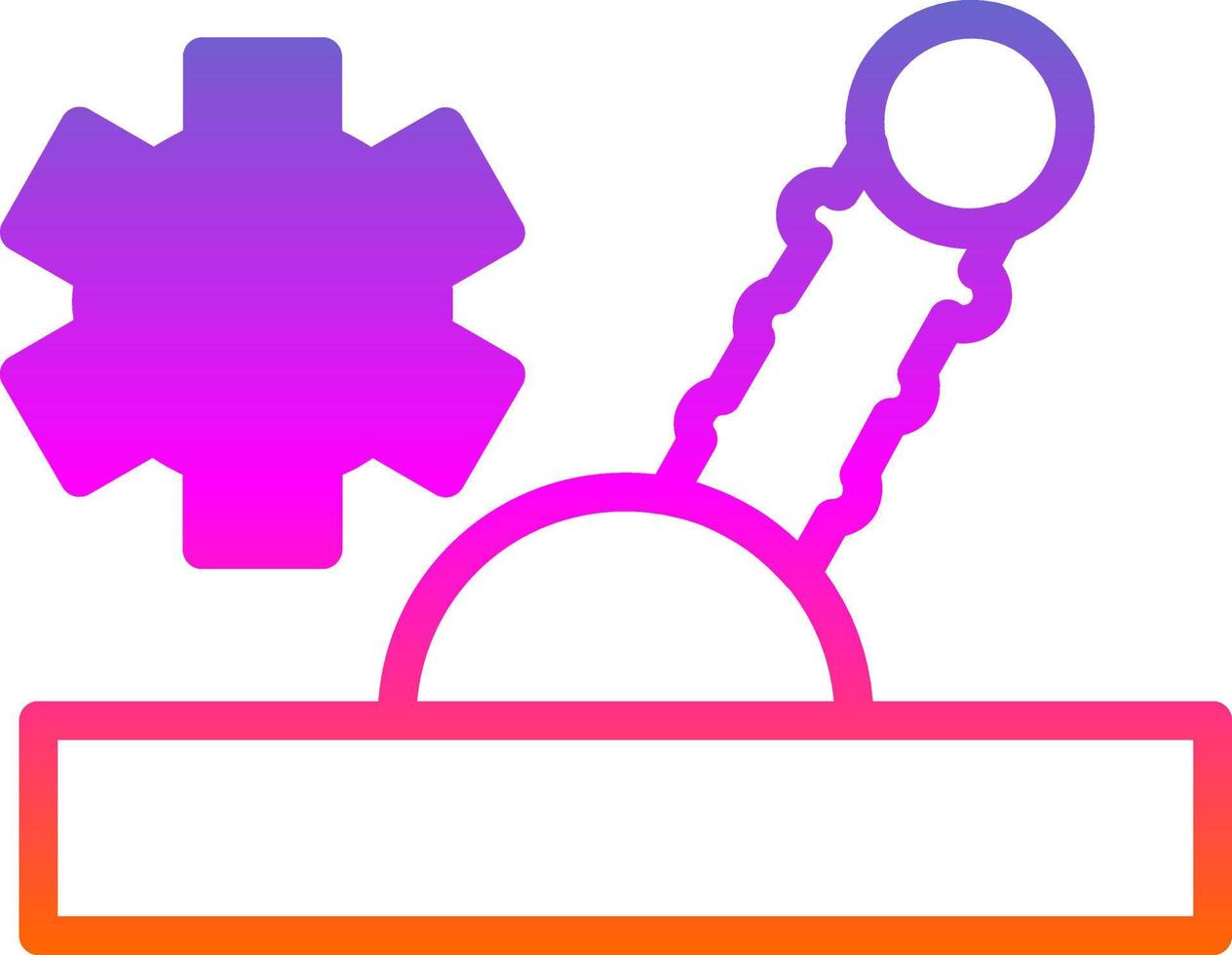 Lever Vector Icon Design