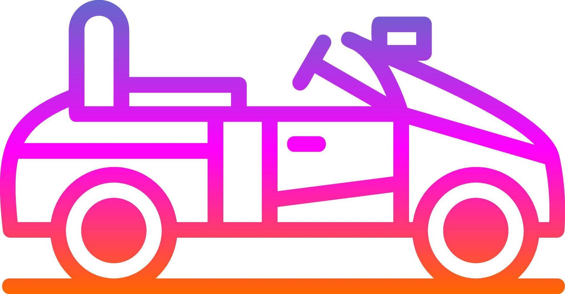 Kiddie Ride Vector Icon Design