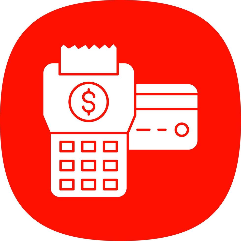 Pos Terminal Vector Icon Design