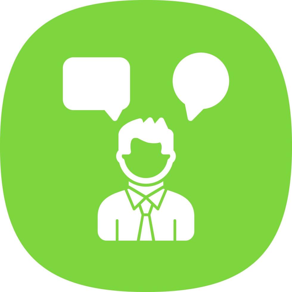 Conversation Vector Icon Design