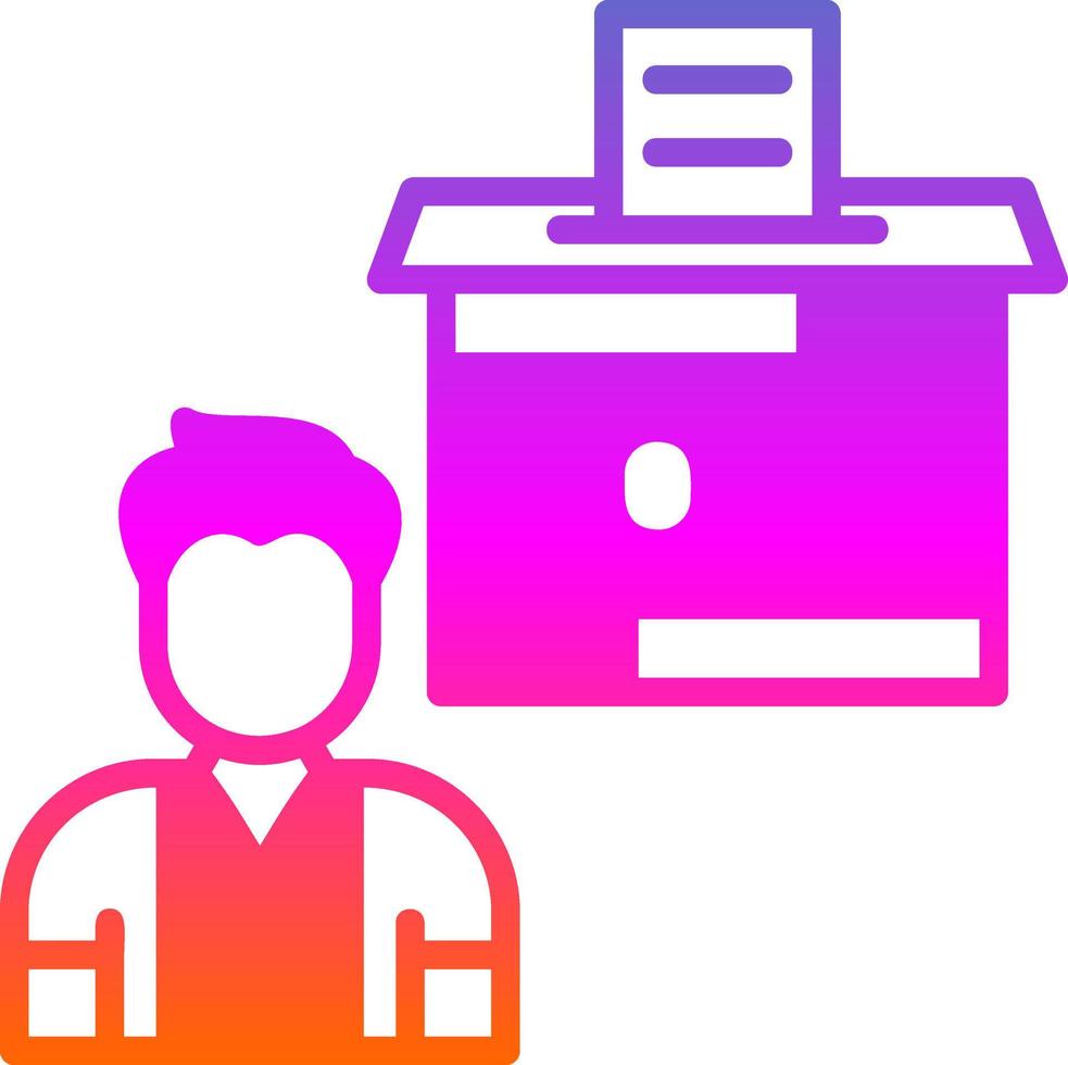 Polling Vector Icon Design