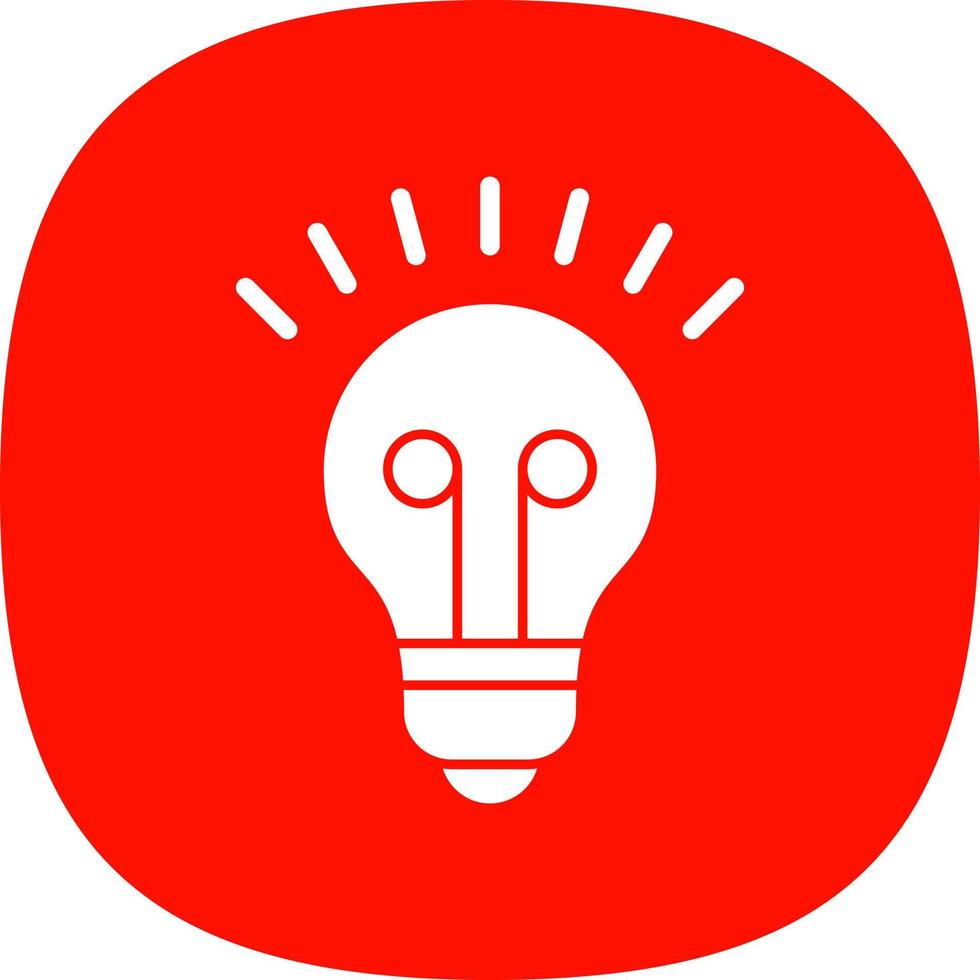 Light Bulb Vector Icon Design