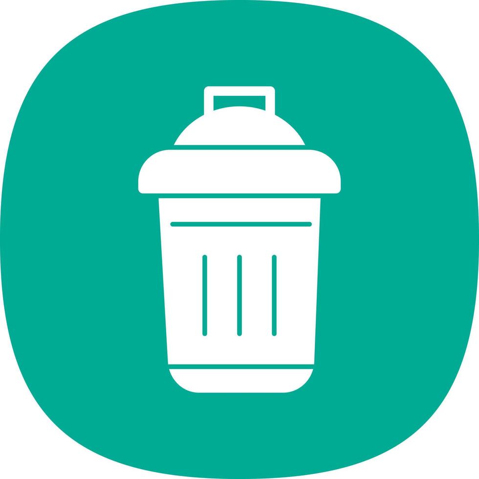 Dustbin Vector Icon Design