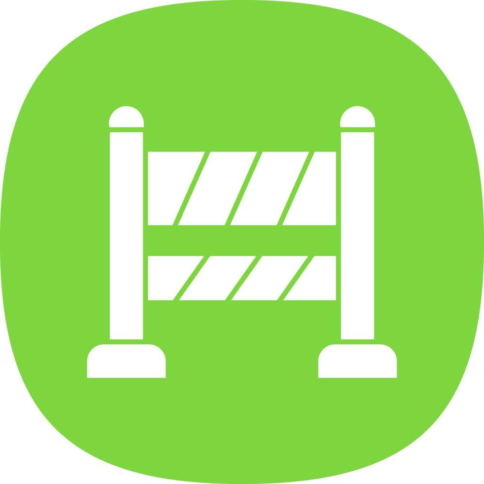 Road Block Vector Icon Design