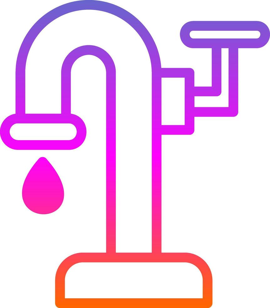 Water Pump Vector Icon Design