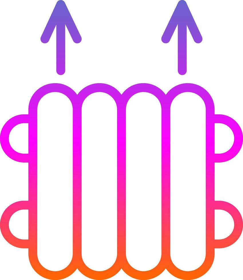 Radiator Vector Icon Design