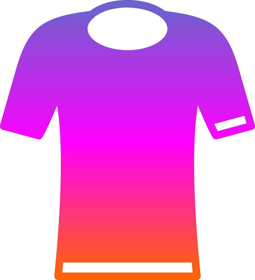 diseño de icono de vector de camiseta de fútbol