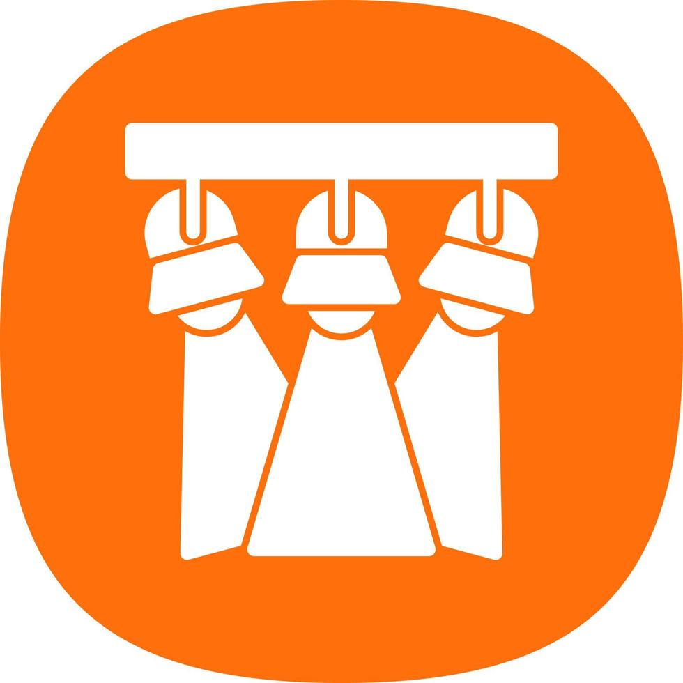 Spotlight Vector Icon Design