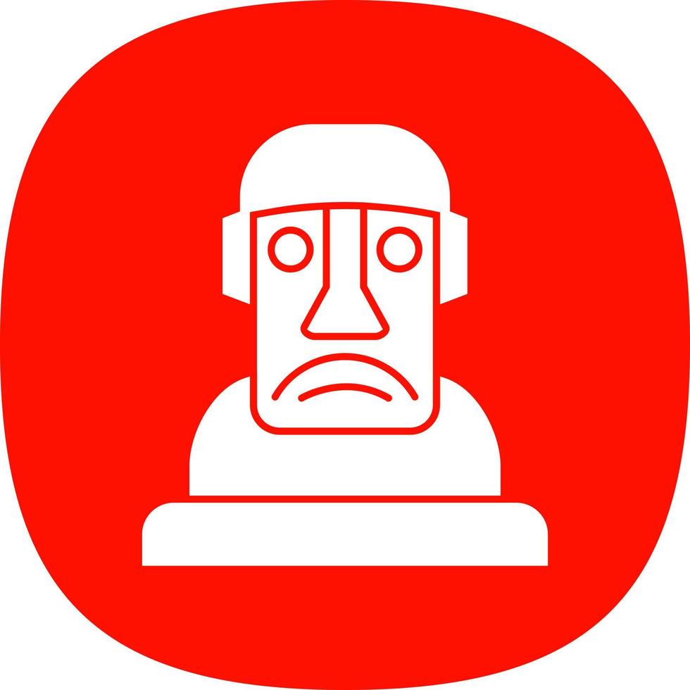 Moai Vector Icon Design