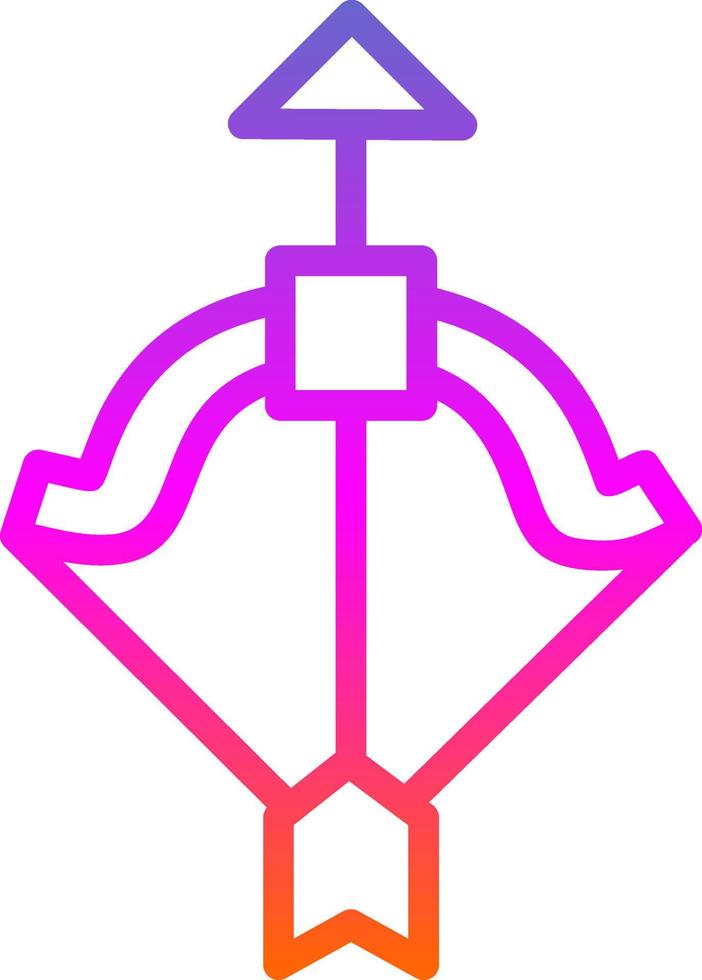 Crossbow Vector Icon Design