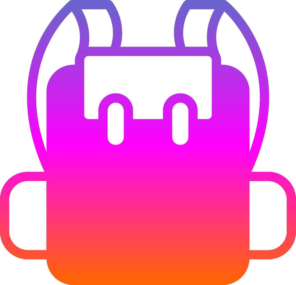 Backpack Vector Icon Design