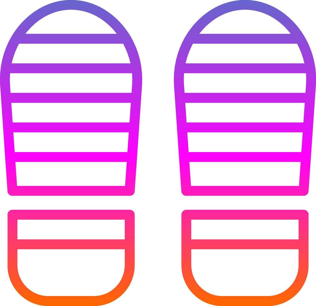 Footsteps Vector Icon Design