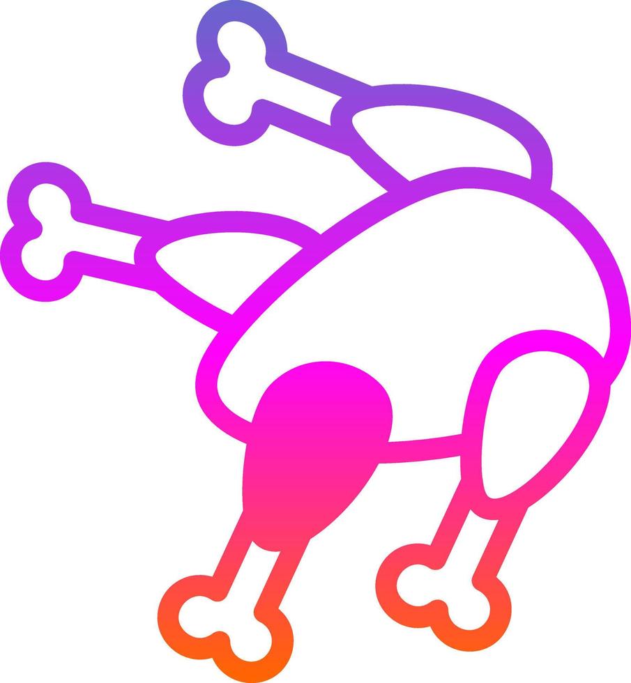 diseño de icono de vector de pollo