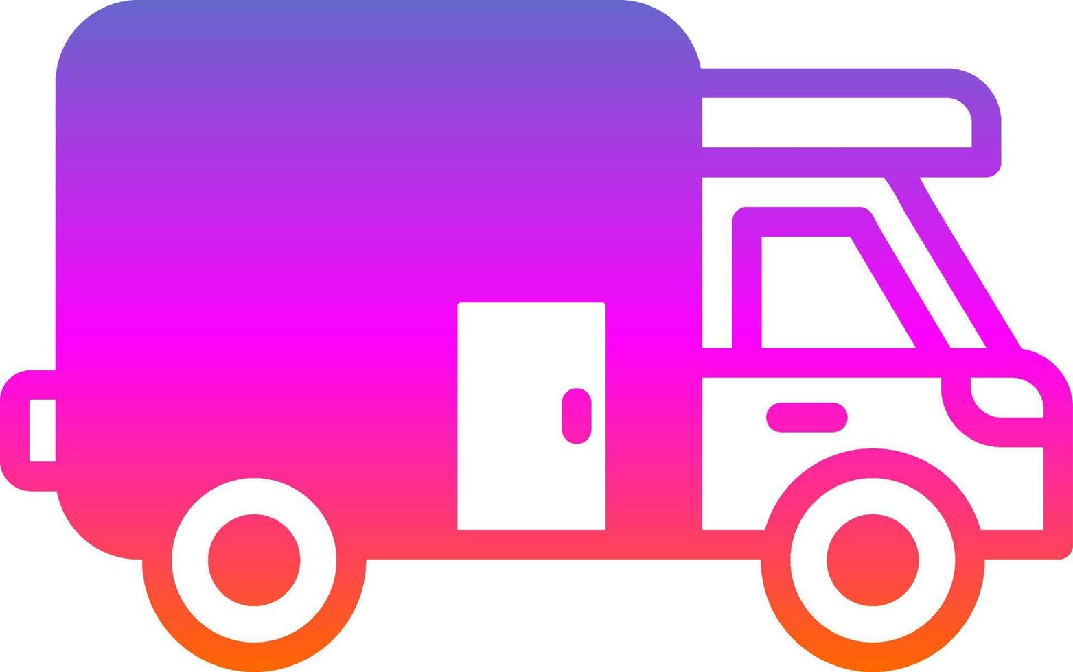 Food Truck Vector Icon Design