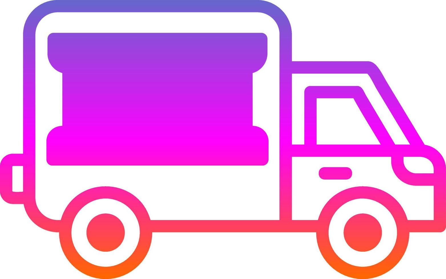 Food Truck Vector Icon Design