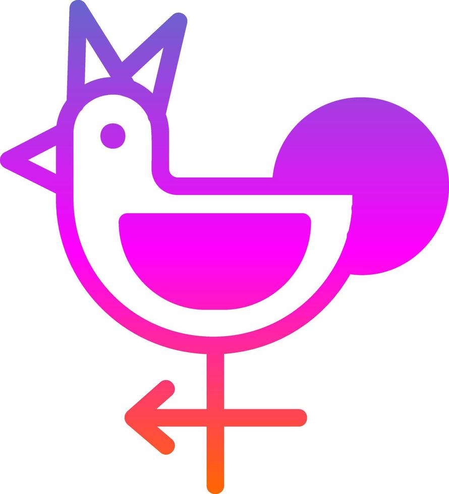 Weather Vane Vector Icon Design