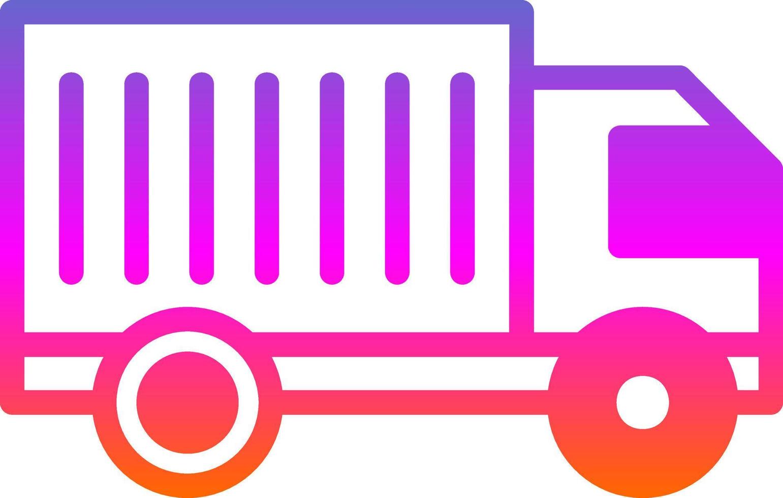 Cargo Truck Vector Icon Design