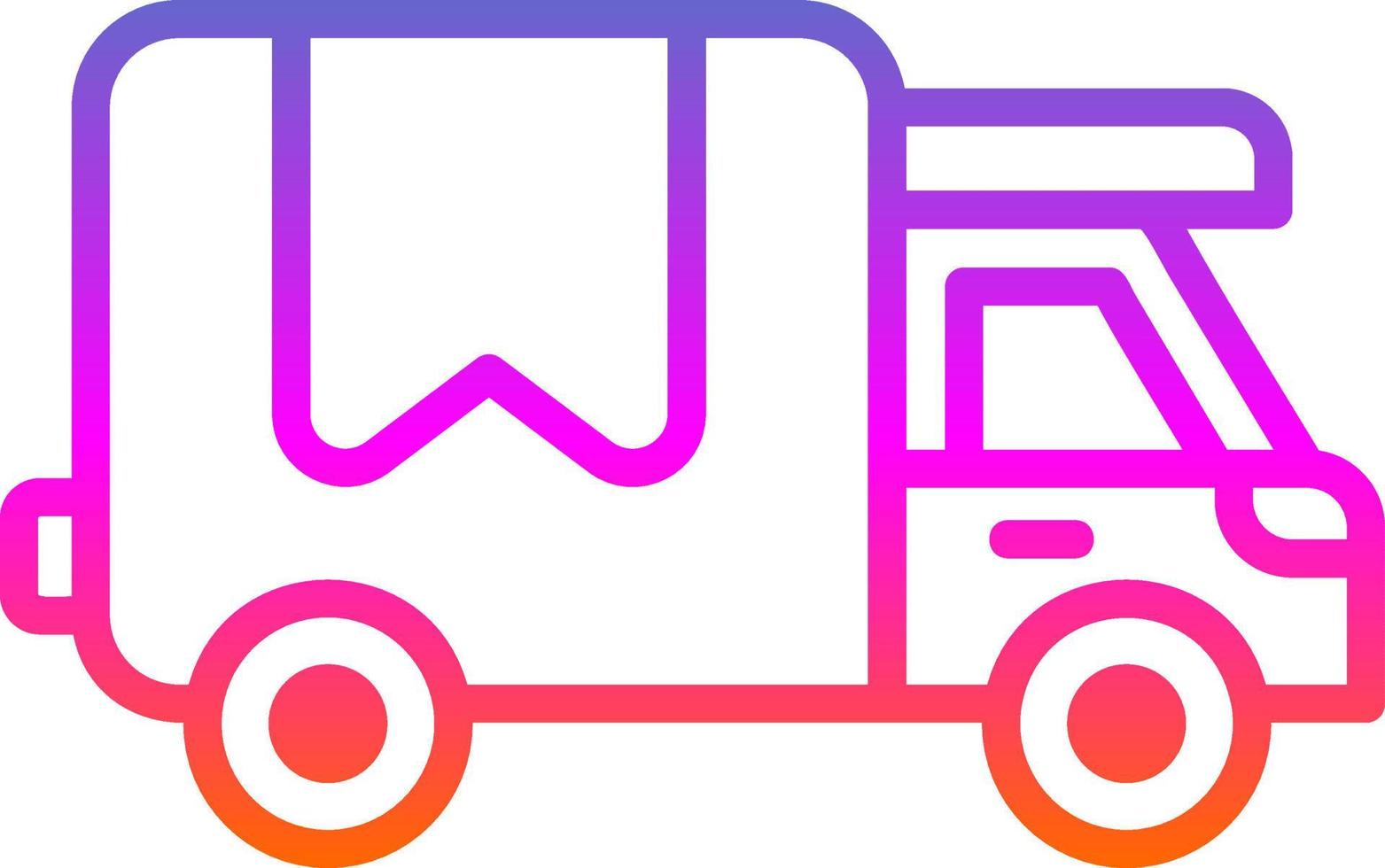 Delivery Truck Vector Icon Design