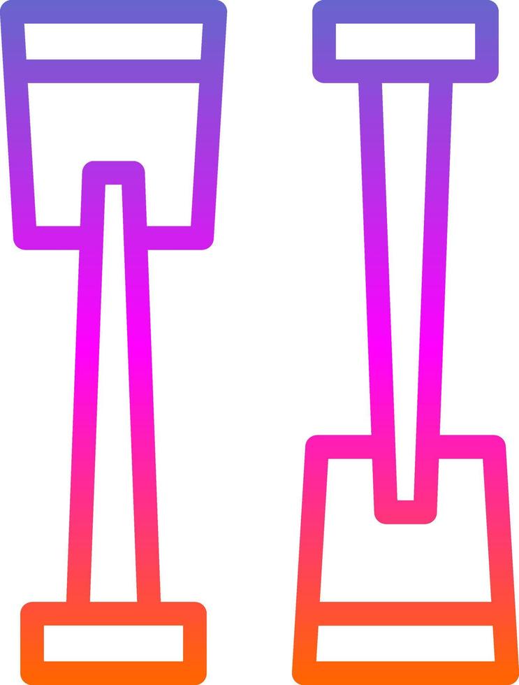 Paddle Vector Icon Design