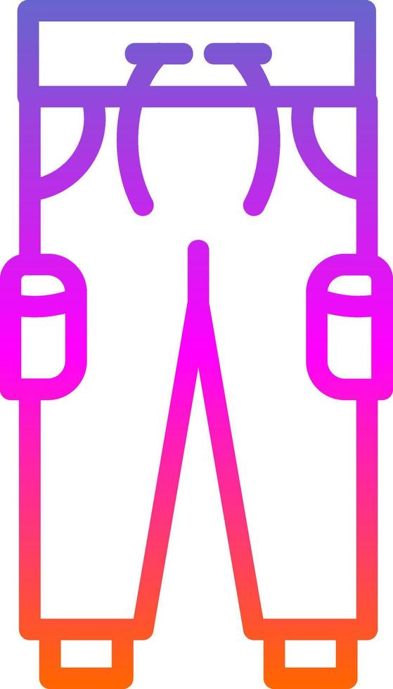 Trouser Vector Icon Design