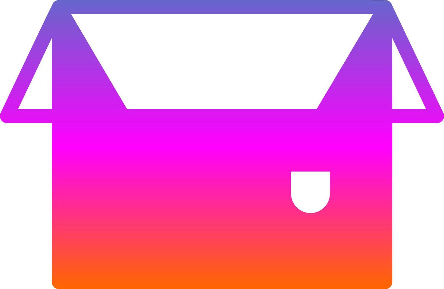 Open Box Vector Icon Design