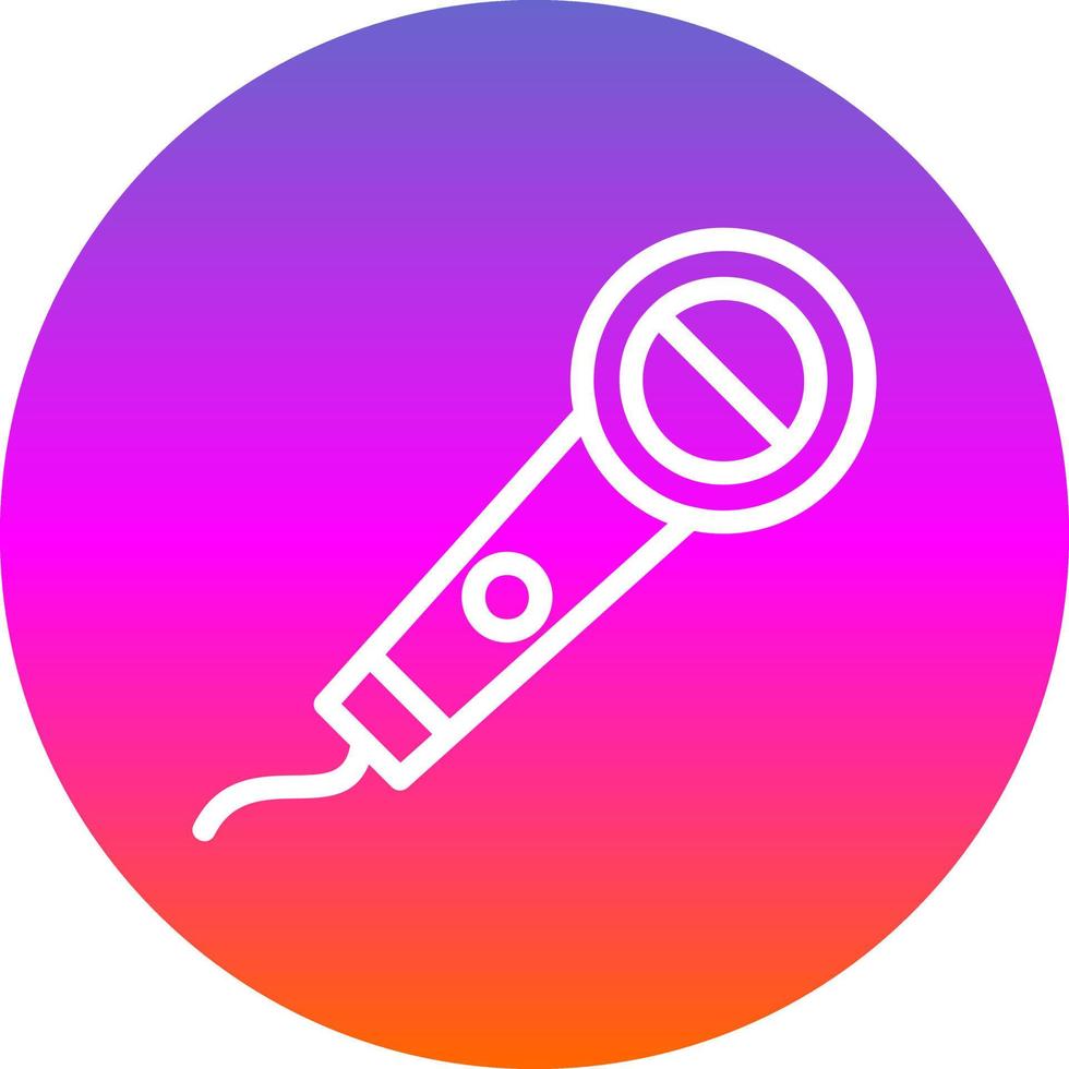 Mike Vector Icon Design