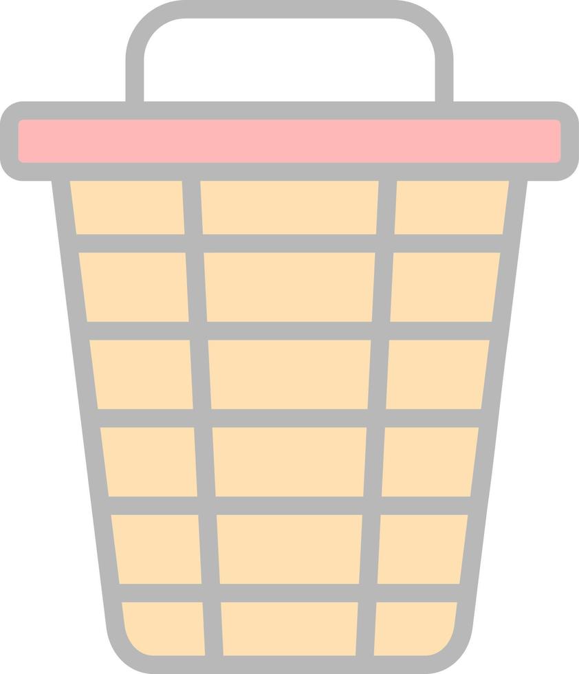 Trash Bin Vector Icon Design