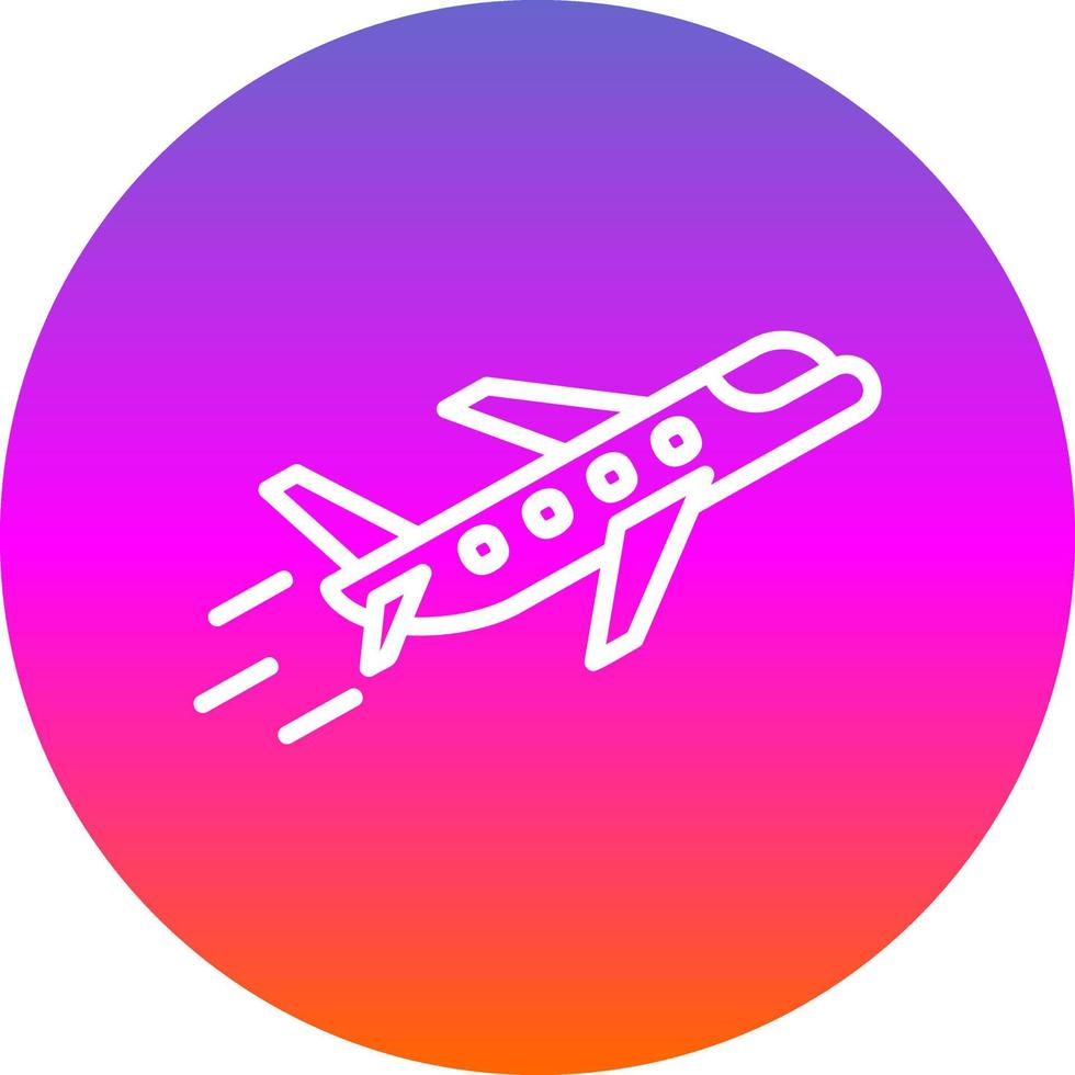 Airplane Vector Icon Design