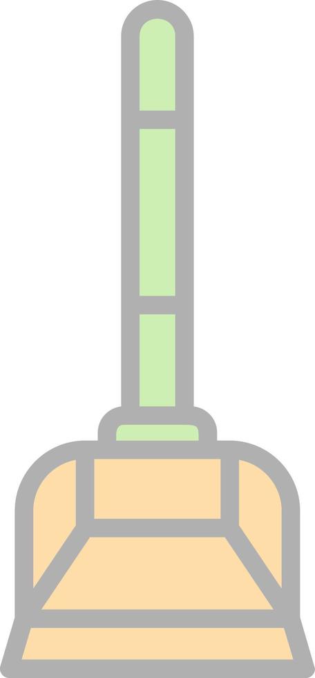 Dustpan Vector Icon Design