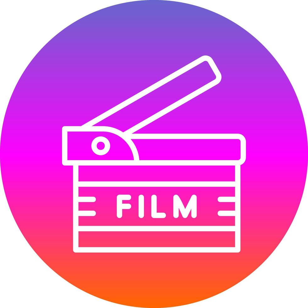 Filmmaking Vector Icon Design