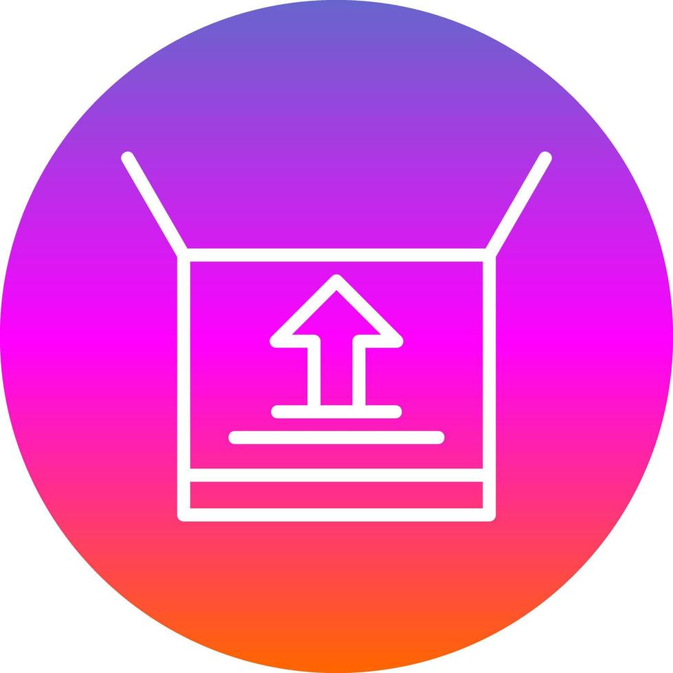 Open Box Vector Icon Design