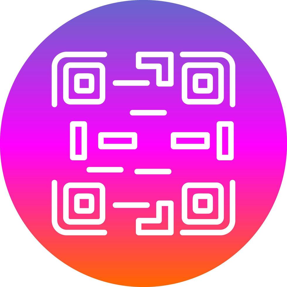 diseño de icono de vector de código qr