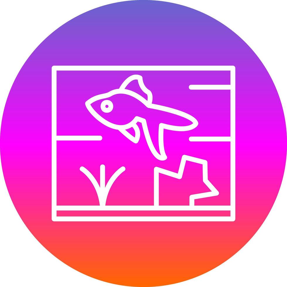 diseño de icono de vector de acuario