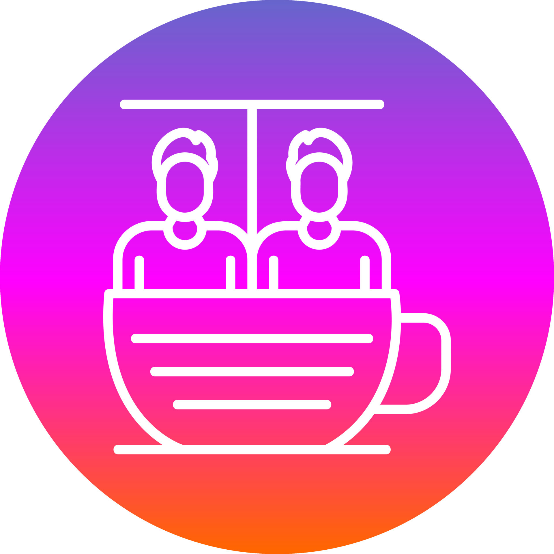 Tea Cup Ride Vector Icon Design 16942802 Vector Art at Vecteezy