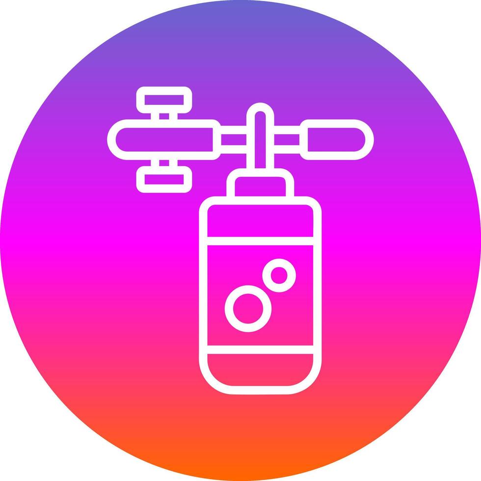 Foam Gun Vector Icon Design