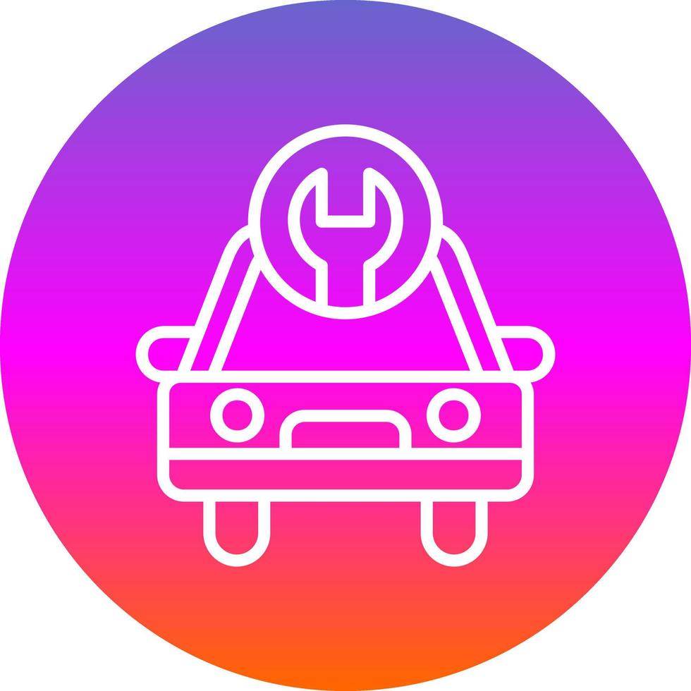 Car Service Vector Icon Design