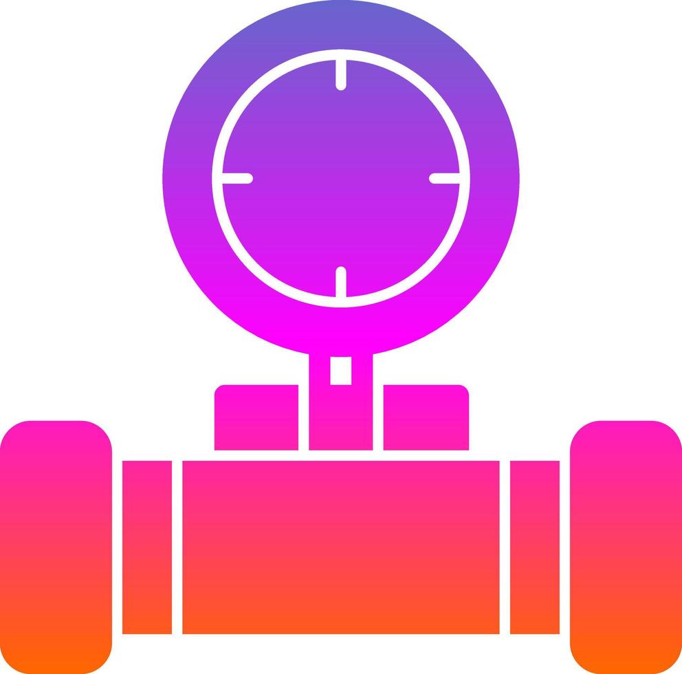 Water Meter Vector Icon Design