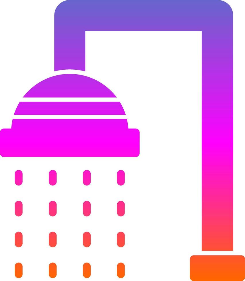 Showering Vector Icon Design