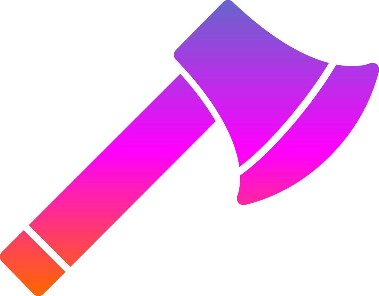 Wood Axe Vector Icon Design
