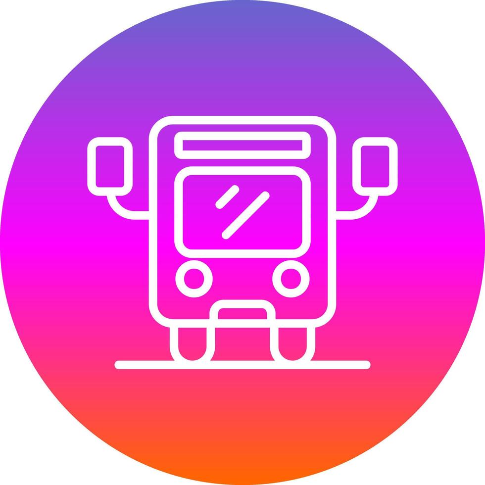 Bus Vector Icon Design